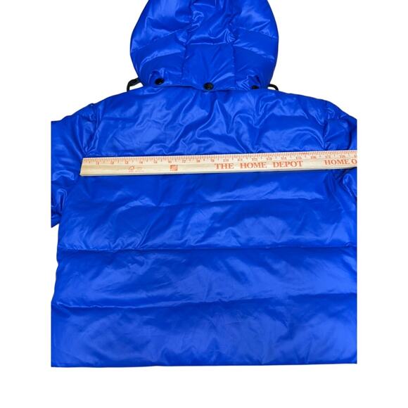 "MONCLER" GRENOBLE Puffer Coat SZ 2 90% Down 10% Feather Brown/Black Hooded - Picture 11 of 16